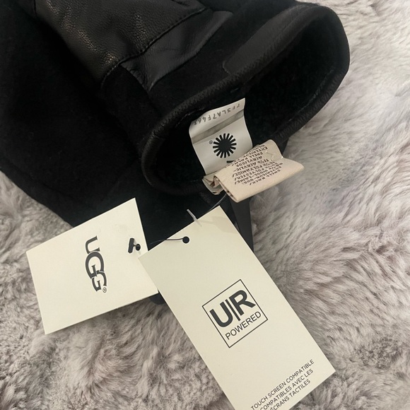 Ugg Mens Fabric And Leather Globe Size L - Picture 4 of 6